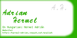 adrian hermel business card