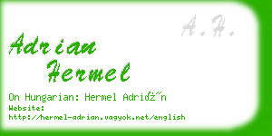 adrian hermel business card